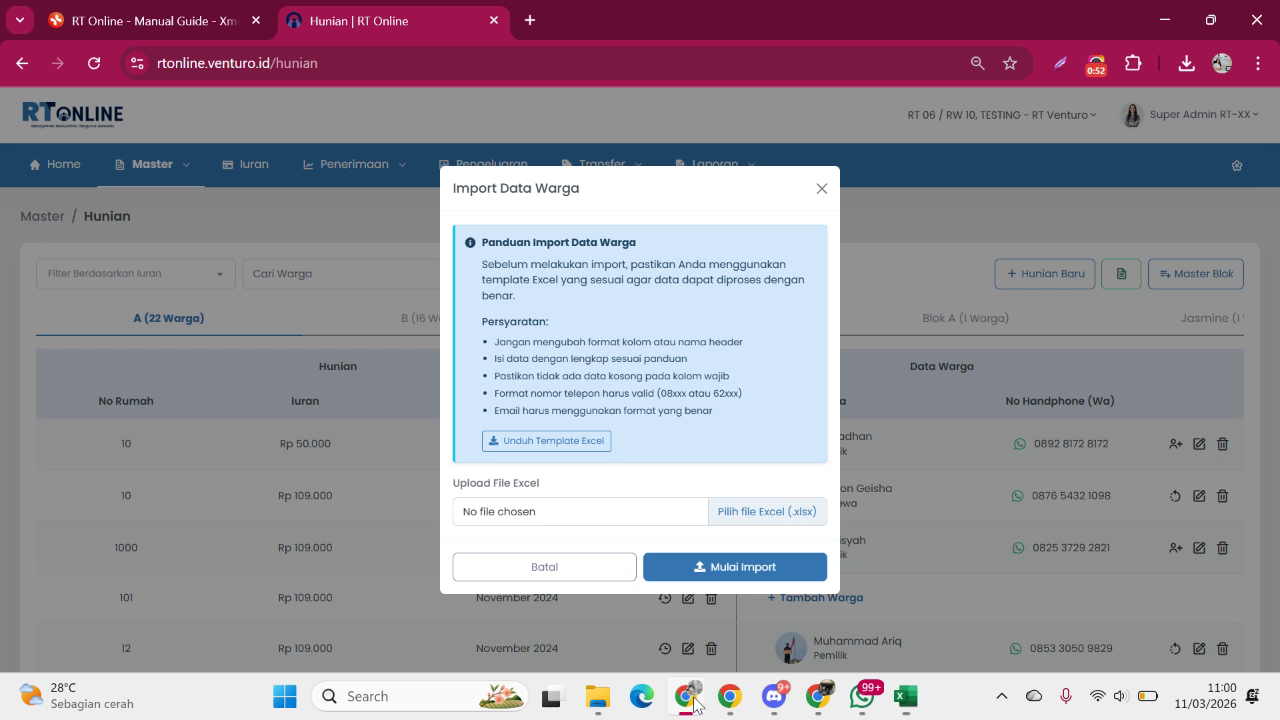 Contoh Data
