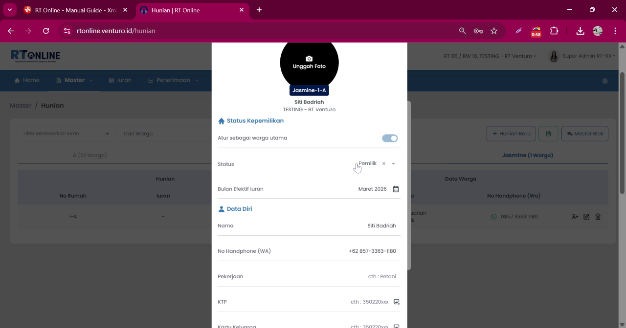 Status Kepemilikan