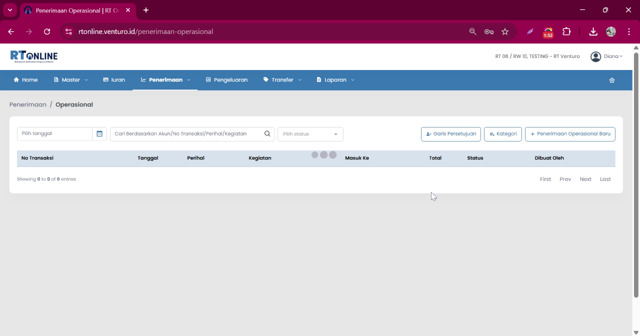 Pengaturan Verifikator