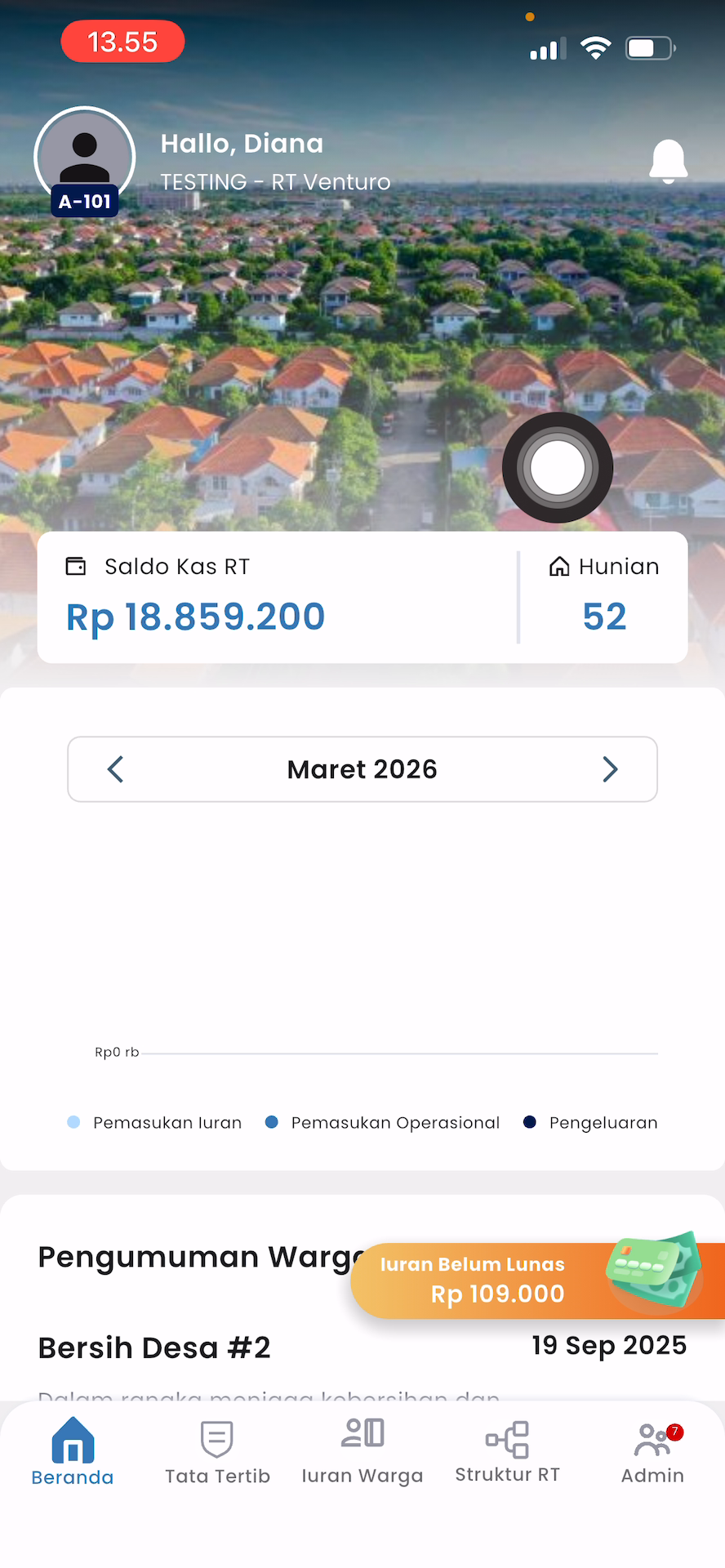 Menu Profil