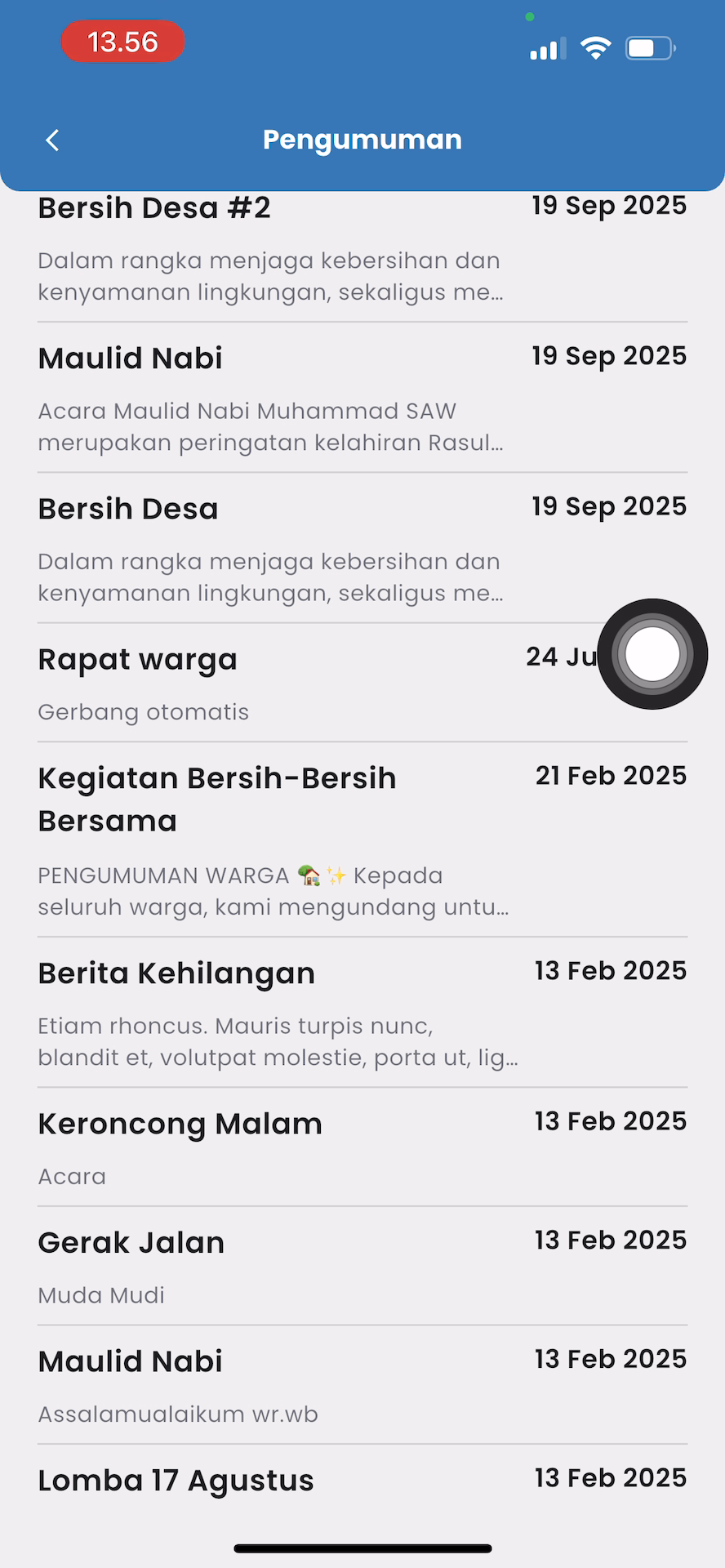 Detail Pengumuman