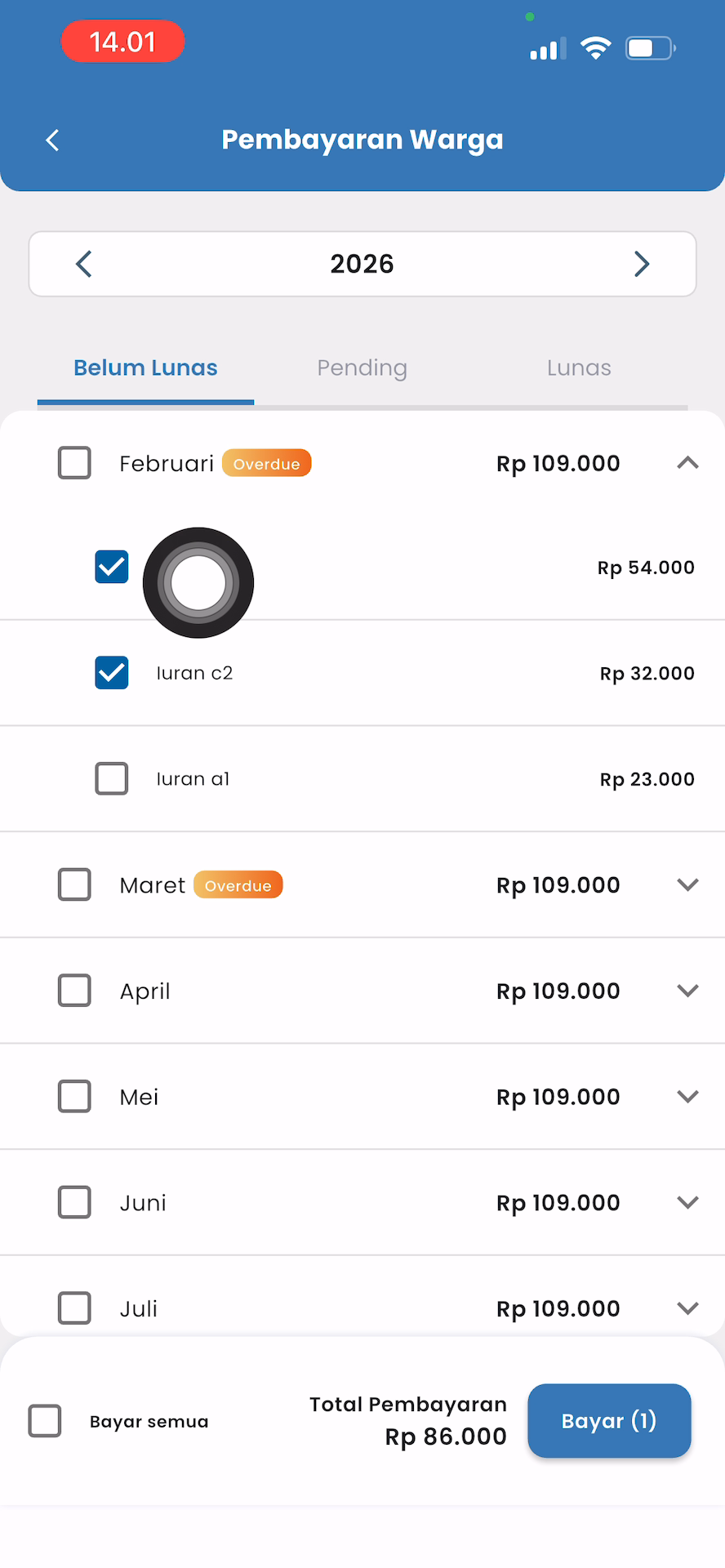 Konfirmasi Kategori