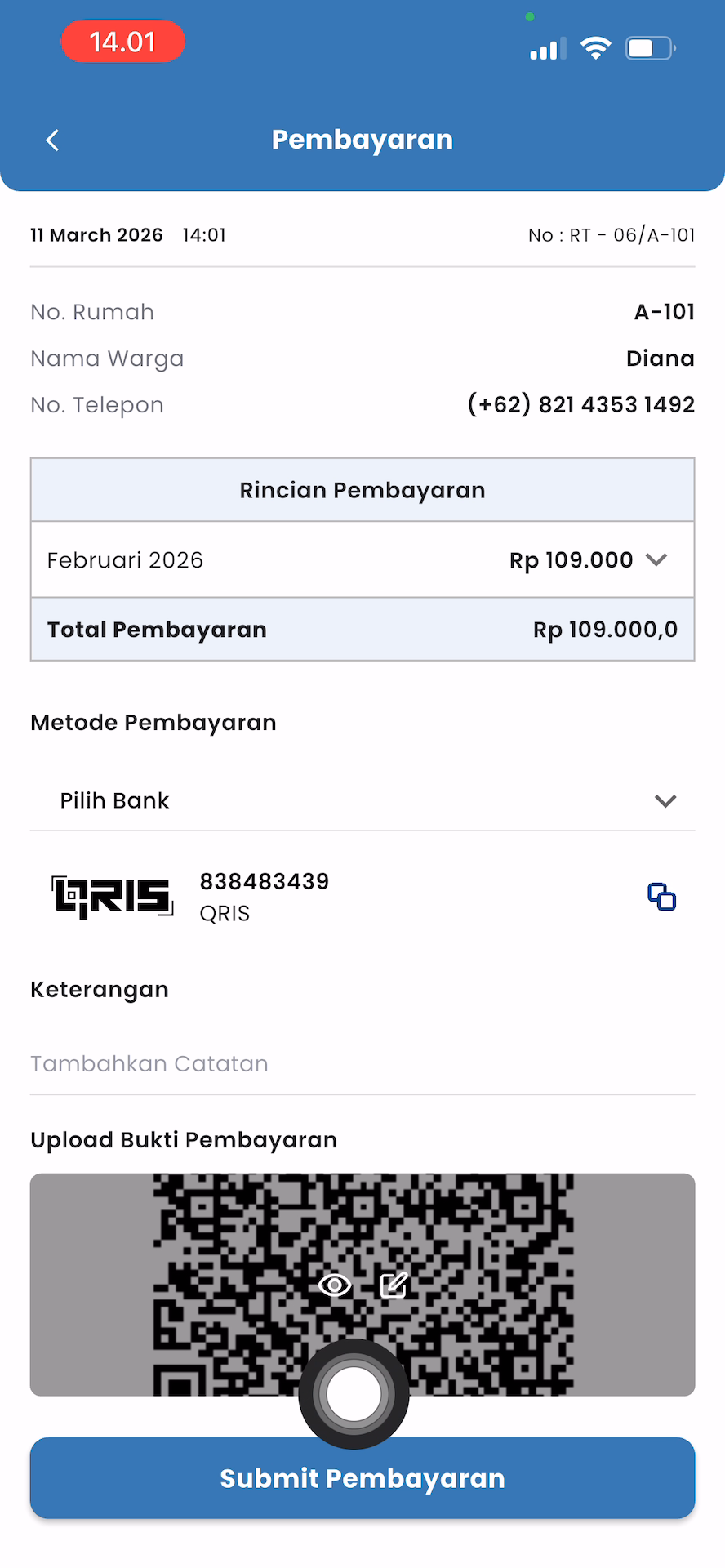 Submit Pembayaran